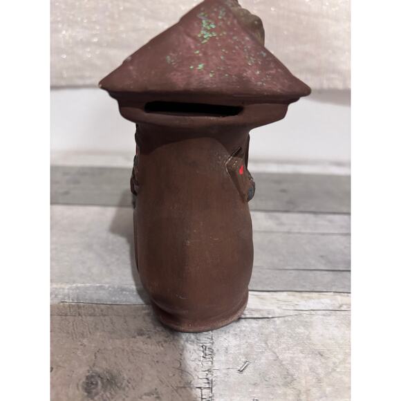 Vintage Old Woman Who Lived in a Shoe Ceramic Coin Bank - Picture 4 of 5